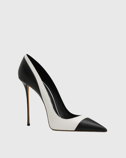 Ala Two Tone Pumps In Black & White
