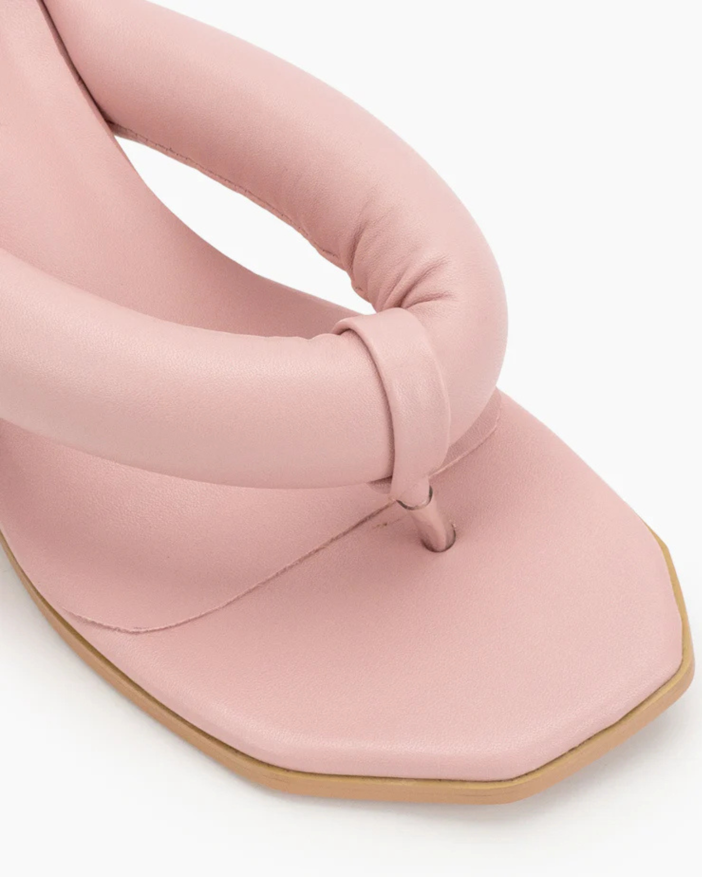 Alessia Heart Slingback Thong Sandals In Pink