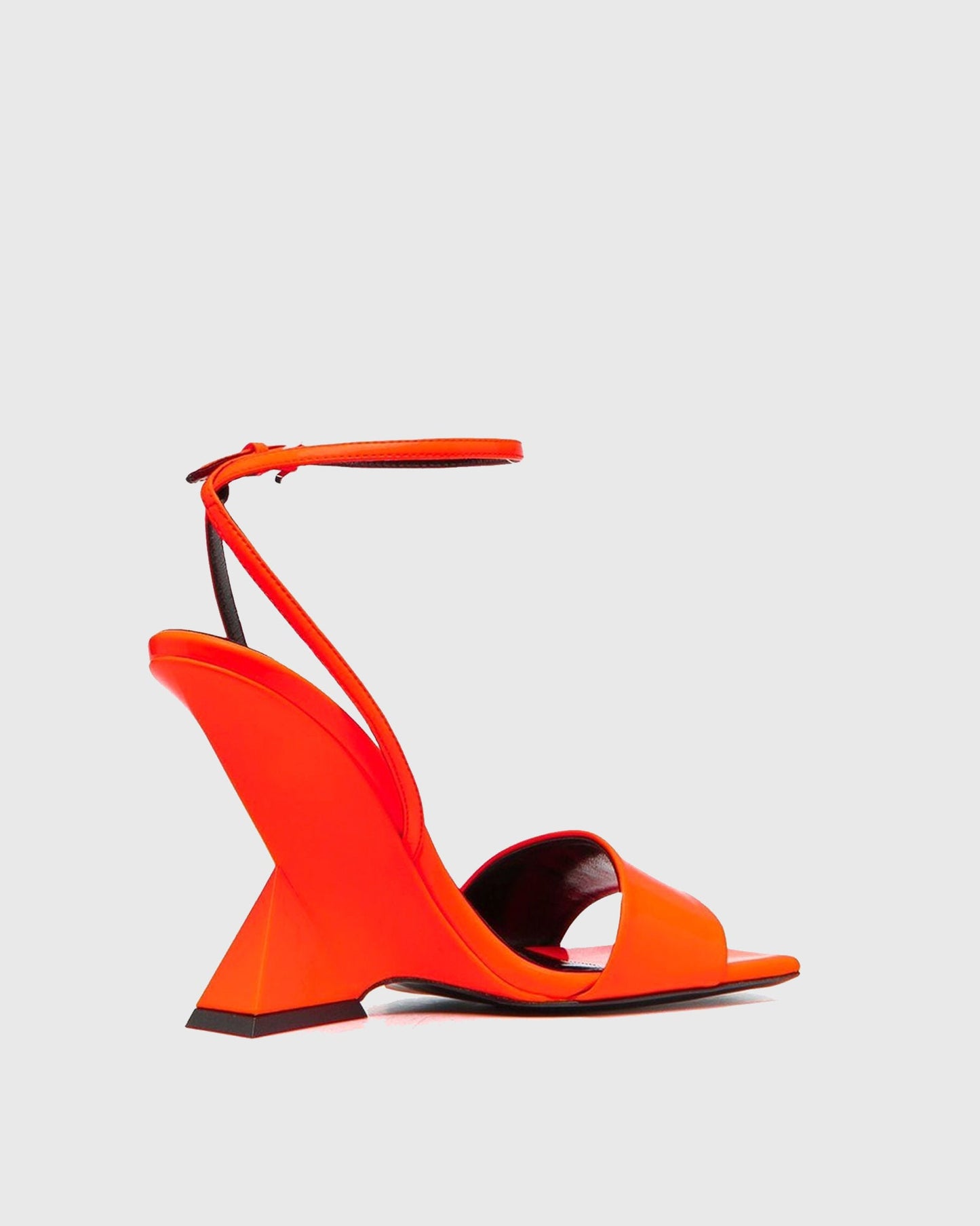 Alma Alien Heel Strap Sandals In Orange