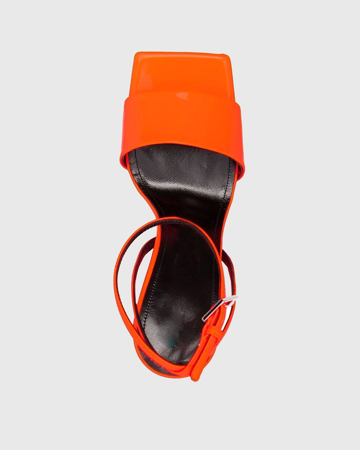 Alma Alien Heel Strap Sandals In Orange