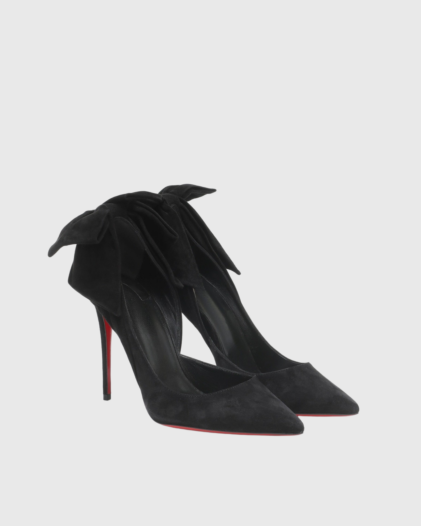 Anais Bow Suede Pumps