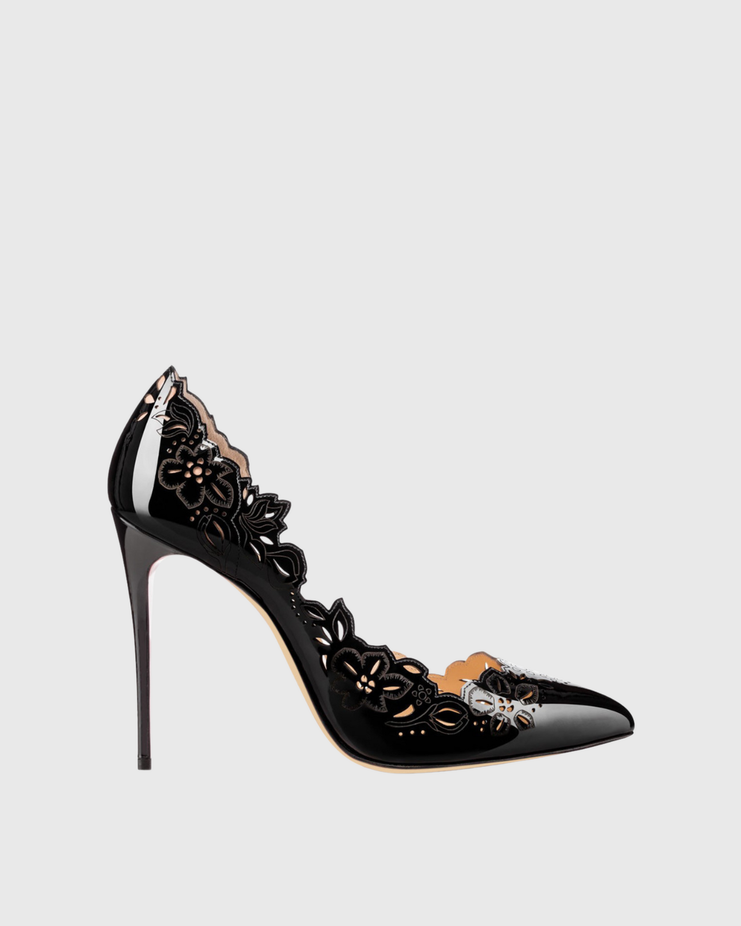 Ariya Cutout Pattern Pumps In Black