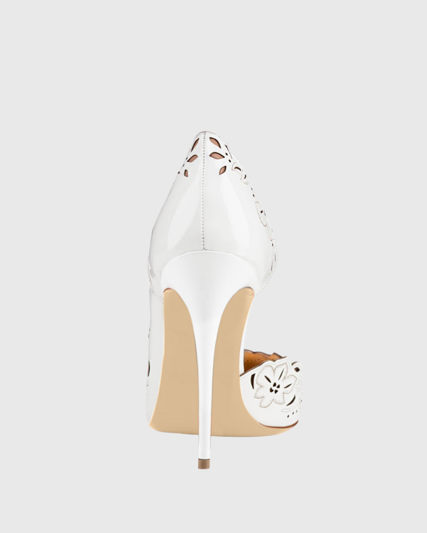 Ariya Cutout Pattern Pumps In White
