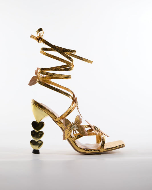 Aspen Butterfly Lace Up Sandals