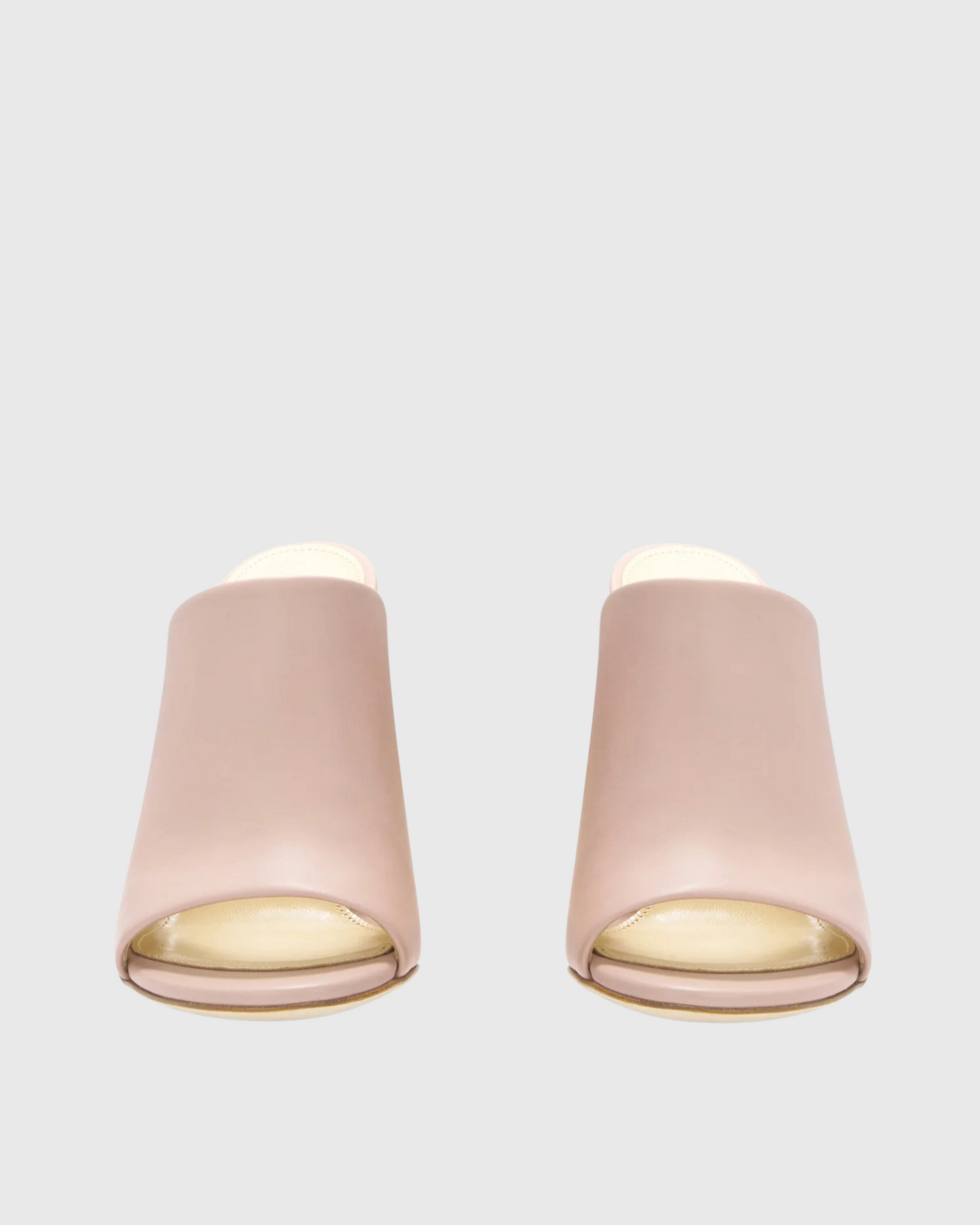 Balor Metal Spiral Mules In Pink