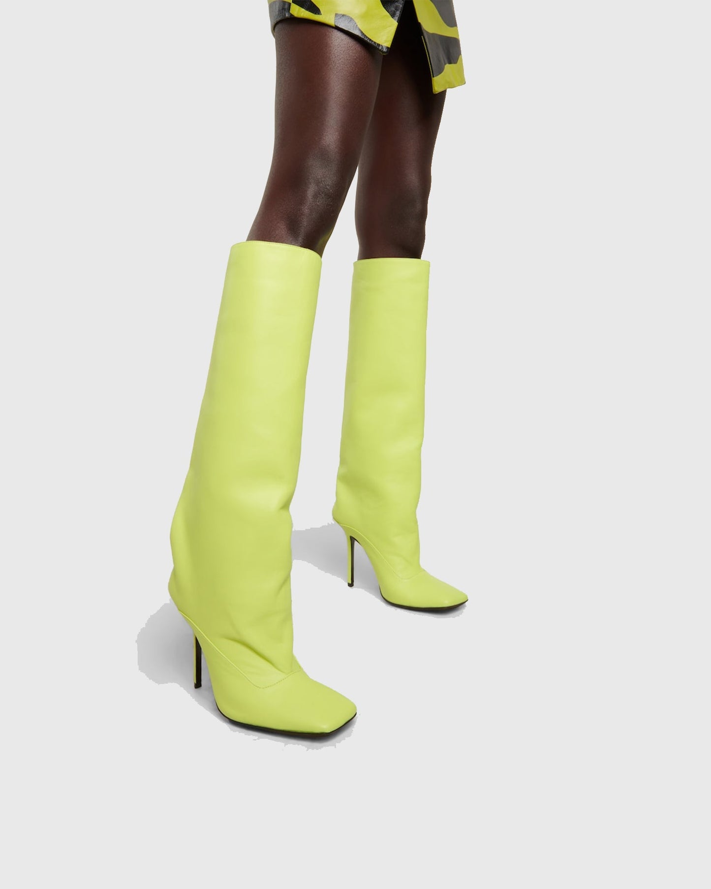 Bambalina Leather Knee High Boots