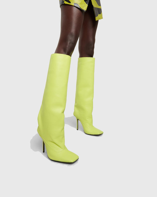 Bambalina Leather Knee High Boots