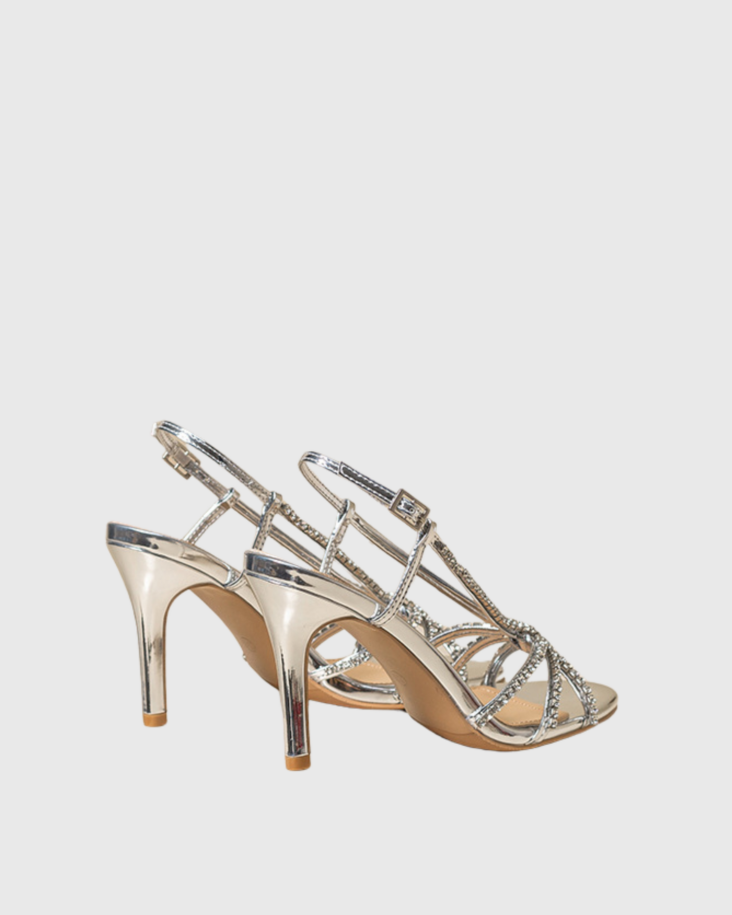 Bernice Rhinestone Strap Sandals