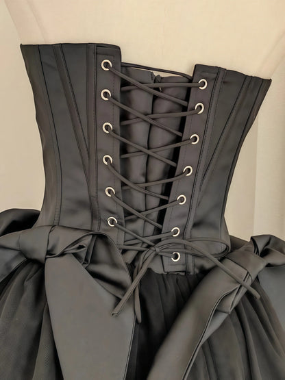 Black Strapless Homecoming Dresses, Mini Party Dress