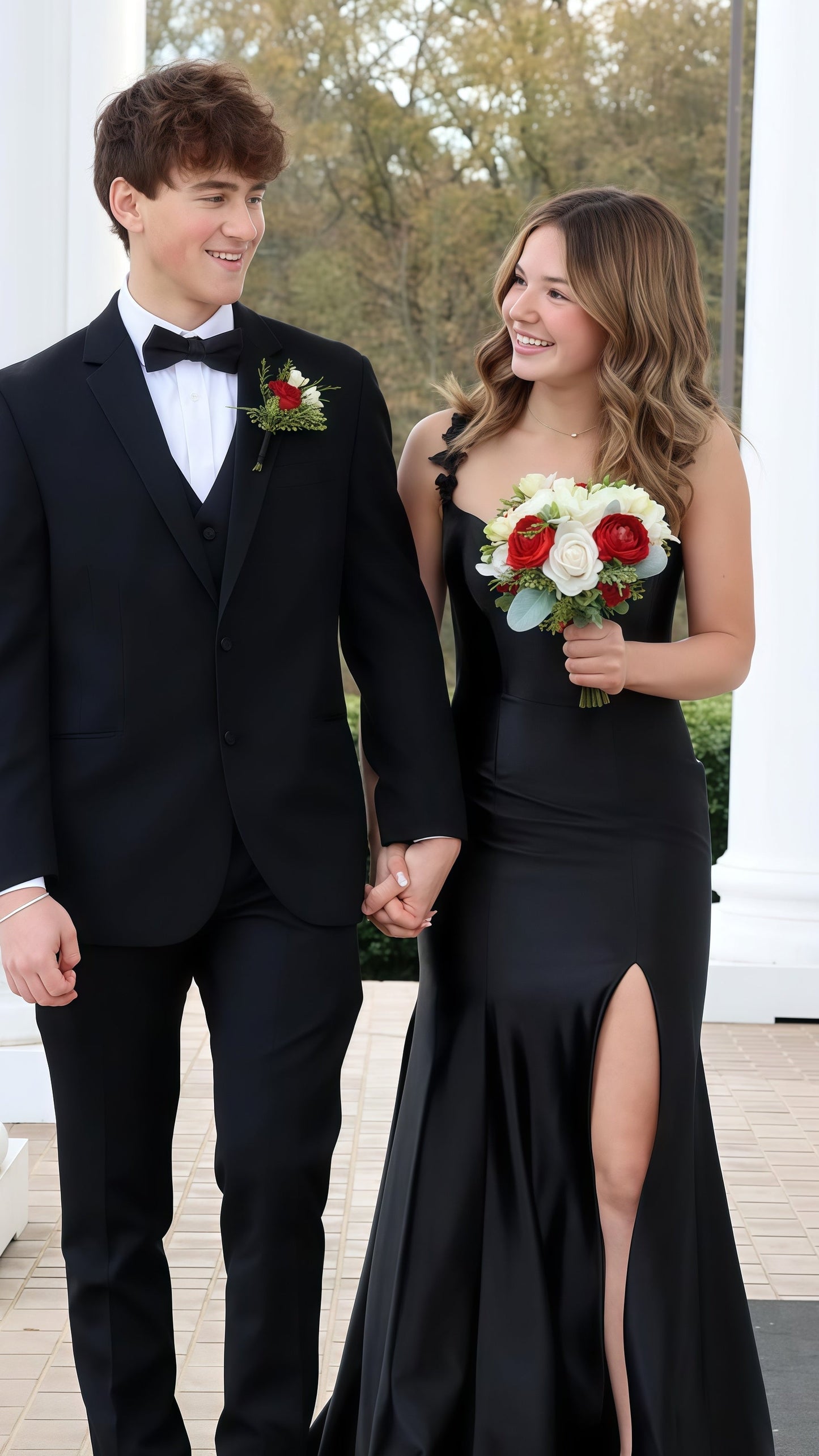 Black Mermaid Long Prom Dress, Backless Evening Party Dress