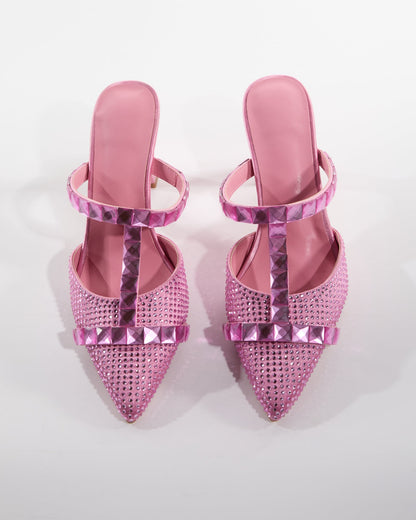 Bristol Diamond Strap Mules