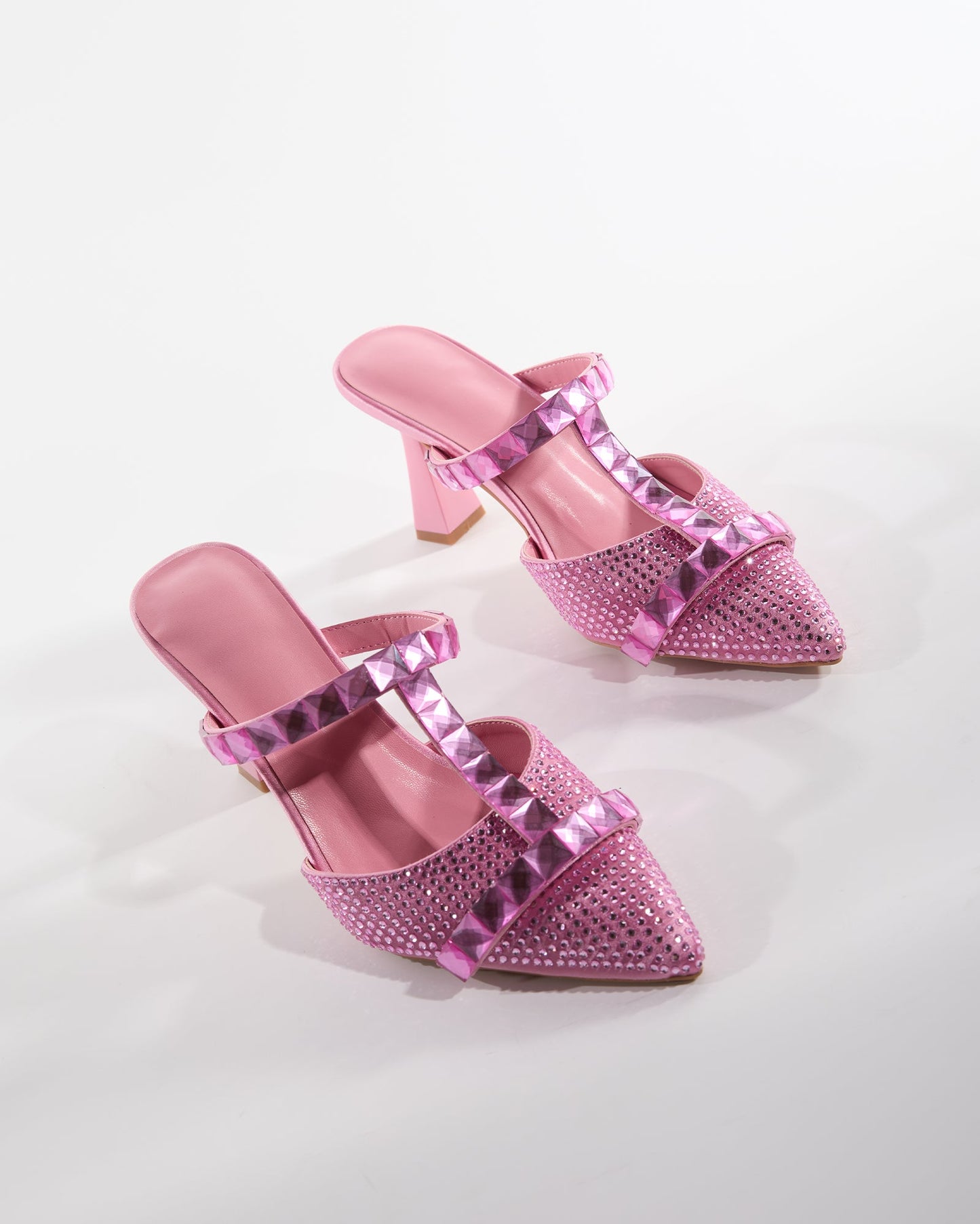 Bristol Diamond Strap Mules