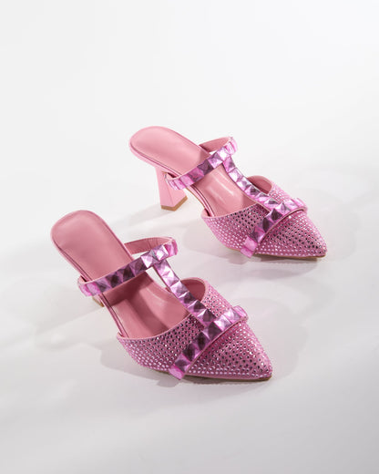 Bristol Diamond Strap Mules