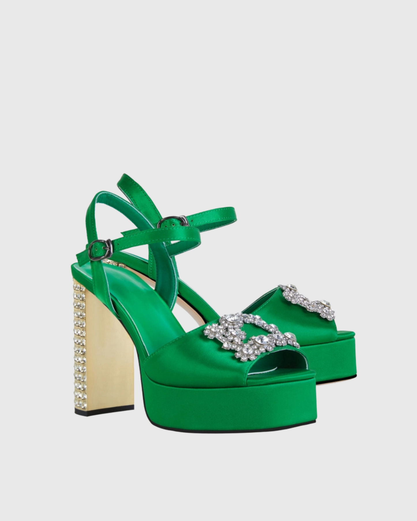 Cai Rhinestone Strap Sandals