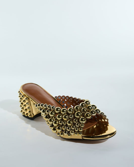 Cameo Beads Slippers