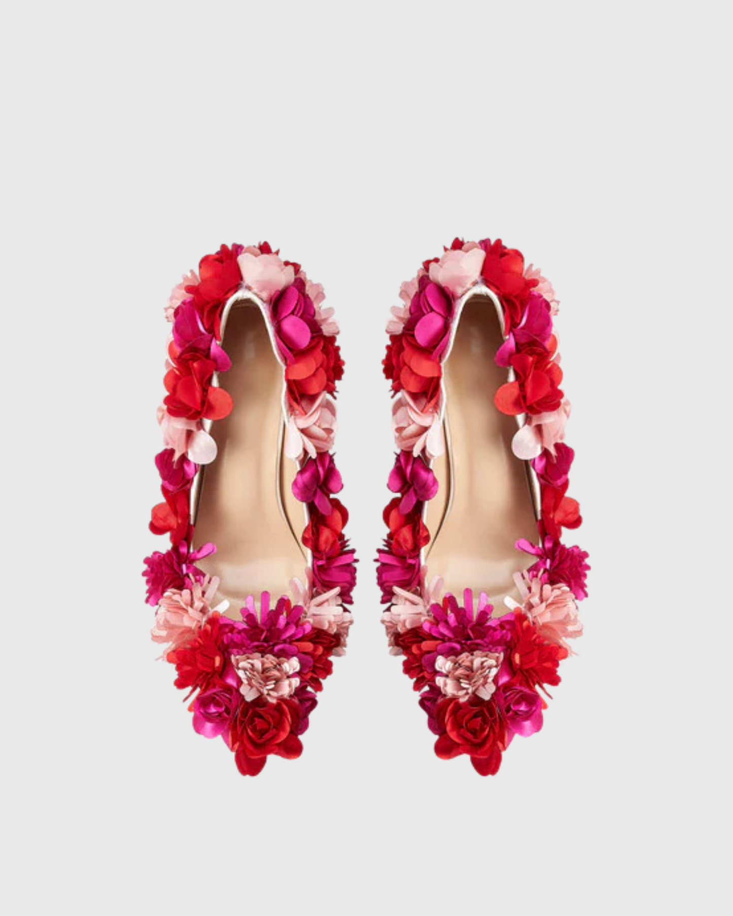 Caro Flower Embellished Pumps