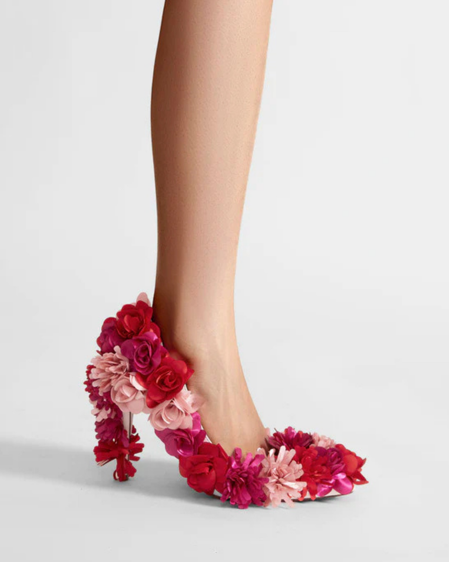 Caro Flower Embellished Pumps
