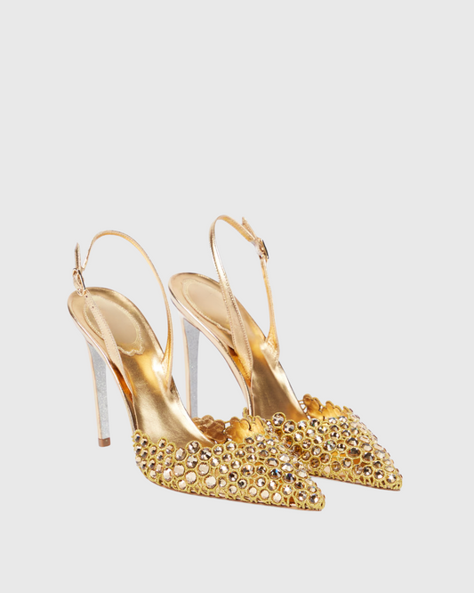 Carolina Rhinestone Slingback Pumps