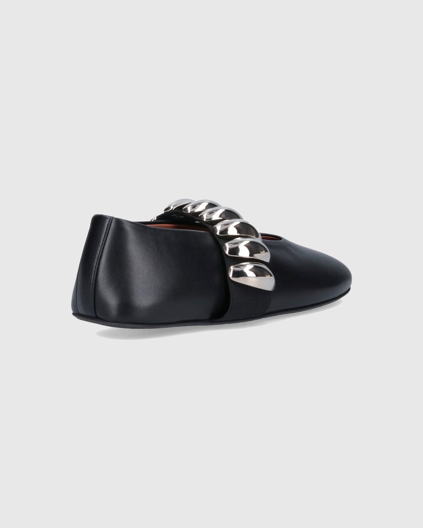 Chiara Embellished Leather Ballet Flats
