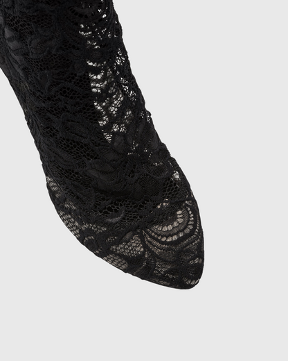 Claretta Lace Knee High Boots