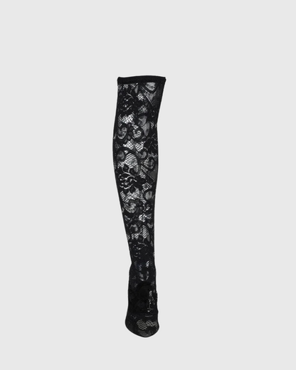 Claretta Lace Knee High Boots