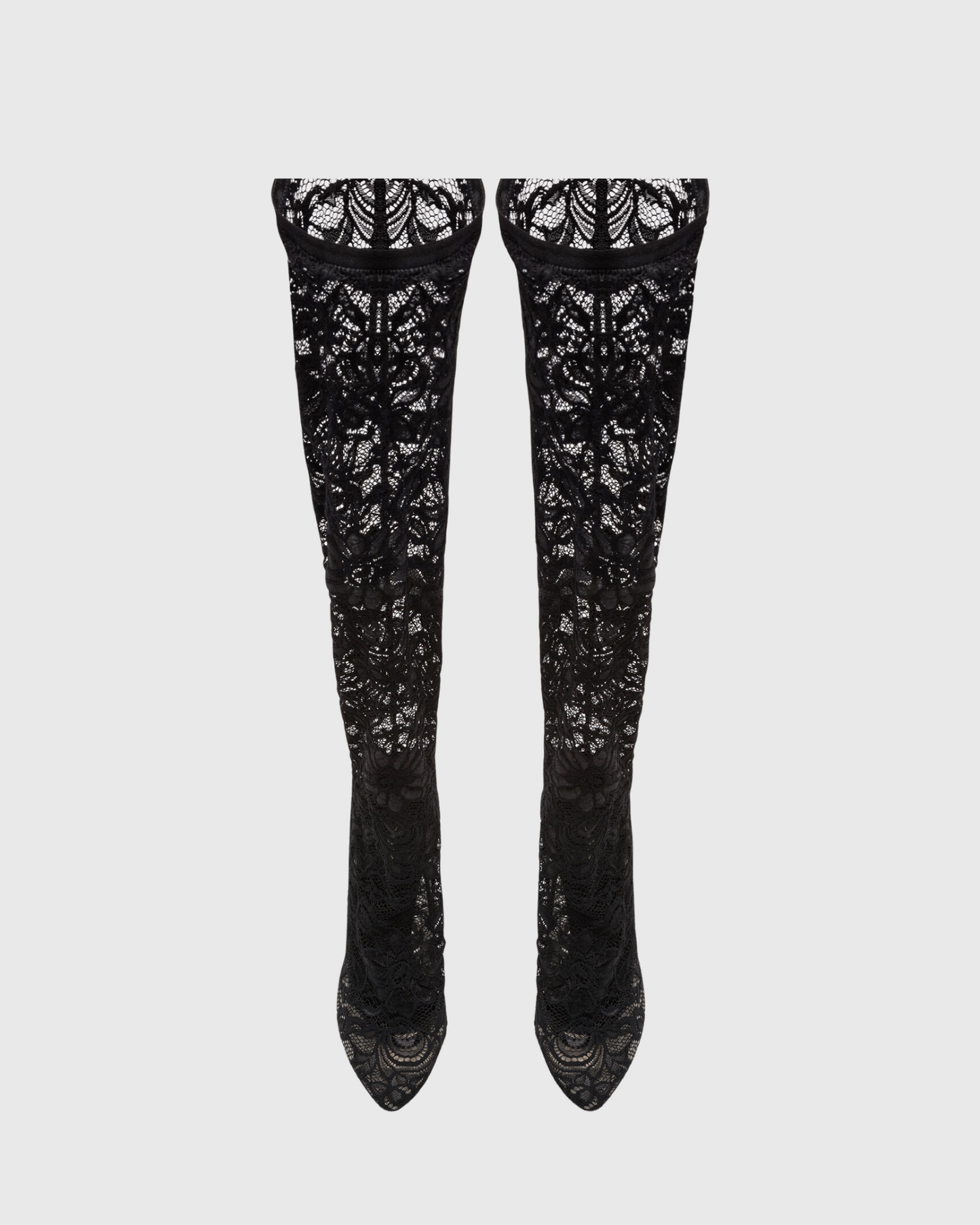 Claretta Lace Knee High Boots