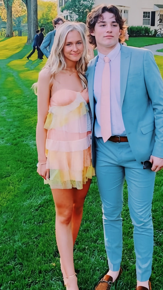 Colorful Homecoming Dresses, Spaghetti Straps Short Prom Formal Gown