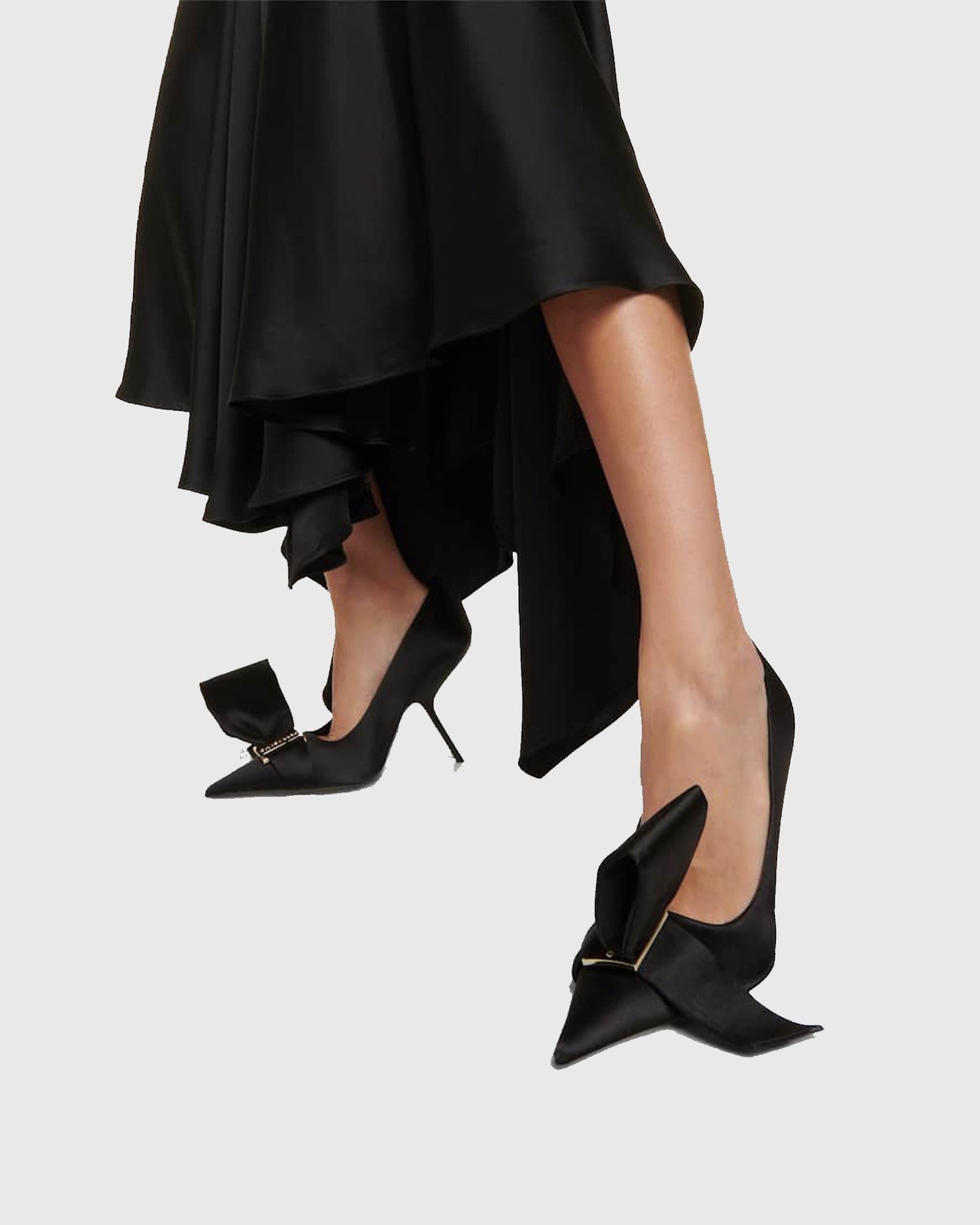 Concetta Bow Alien Heels In Black