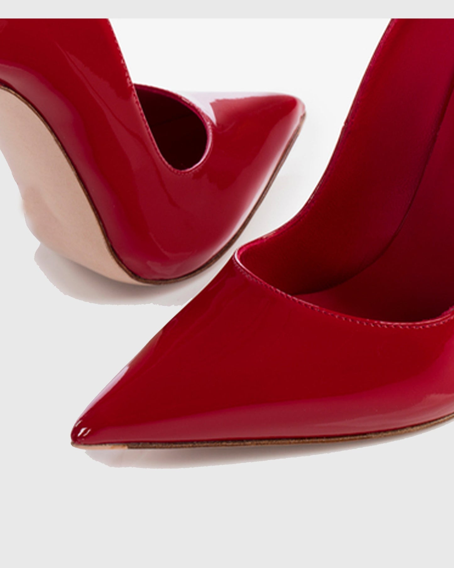Consolata Patent Leather Pumps In Red