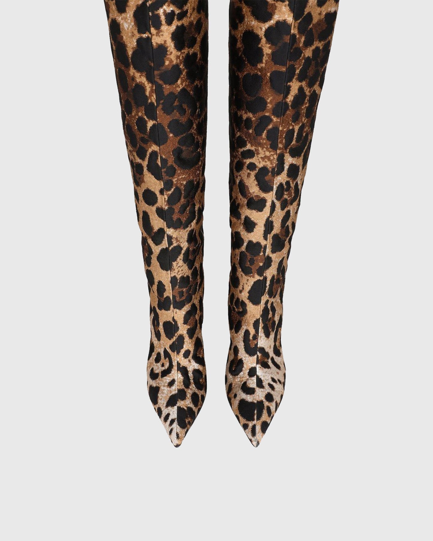 Cosetta Leopard Print Knee High Boots