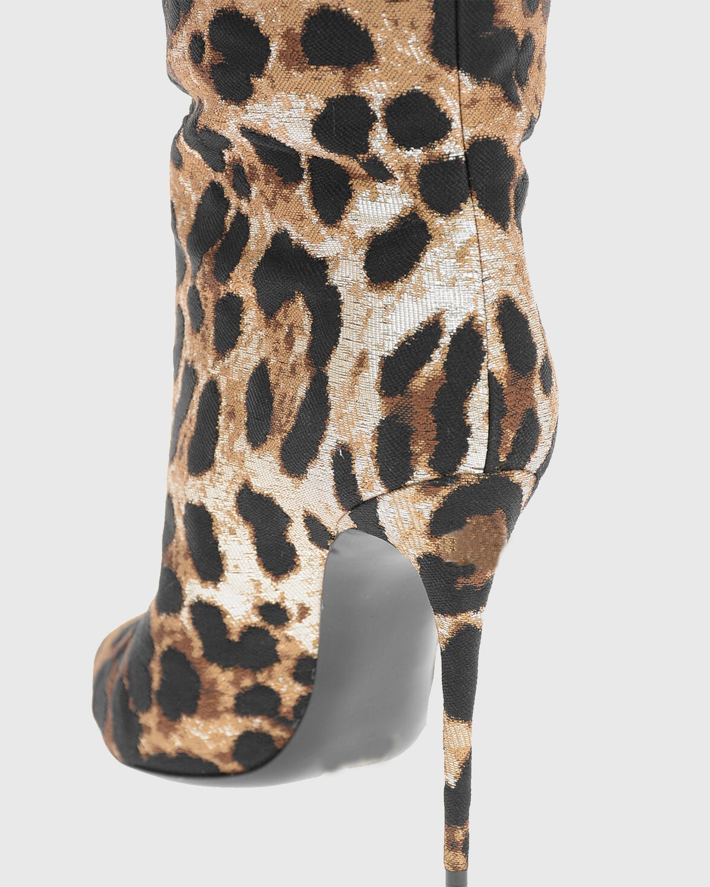 Cosetta Leopard Print Knee High Boots