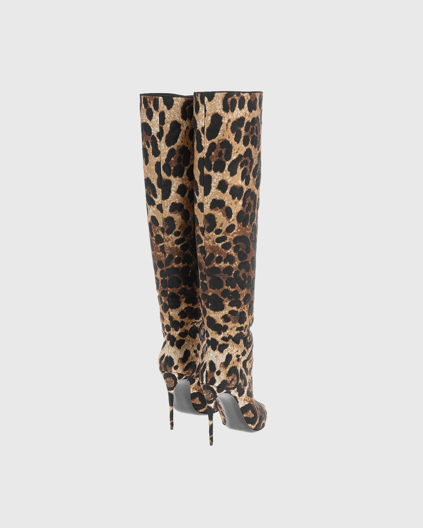 Cosetta Leopard Print Knee High Boots