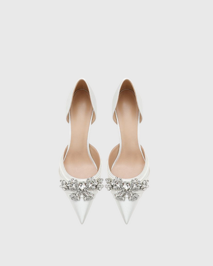 Dada Rhinestone Vine D'Orsay Pumps