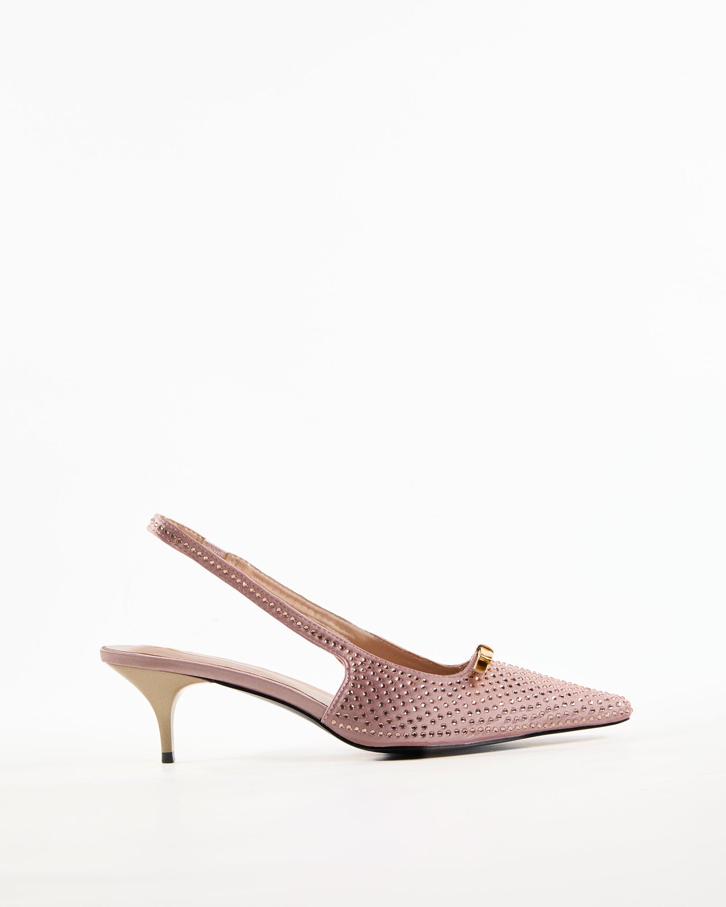 Dakotat Rhinestore Slingback Pumps In Pink