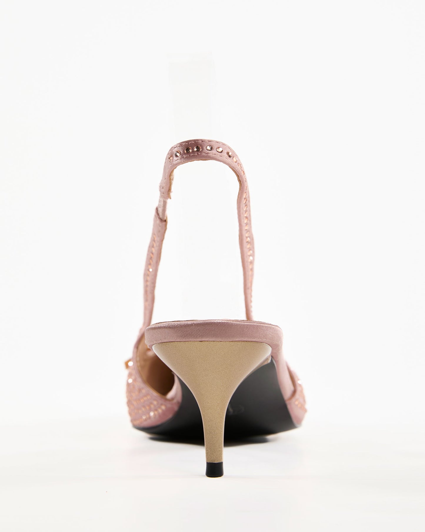 Dakotat Rhinestore Slingback Pumps In Pink