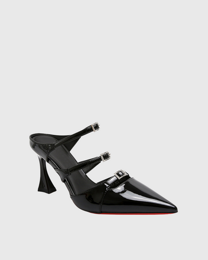 Darion Buckle Strappy Mules