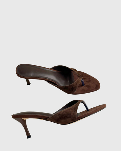 Darius Thong Toe Slippers In Brown