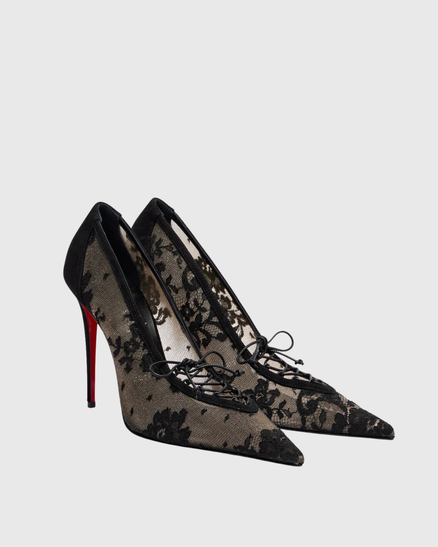 Darryl Lace Pumps In Black