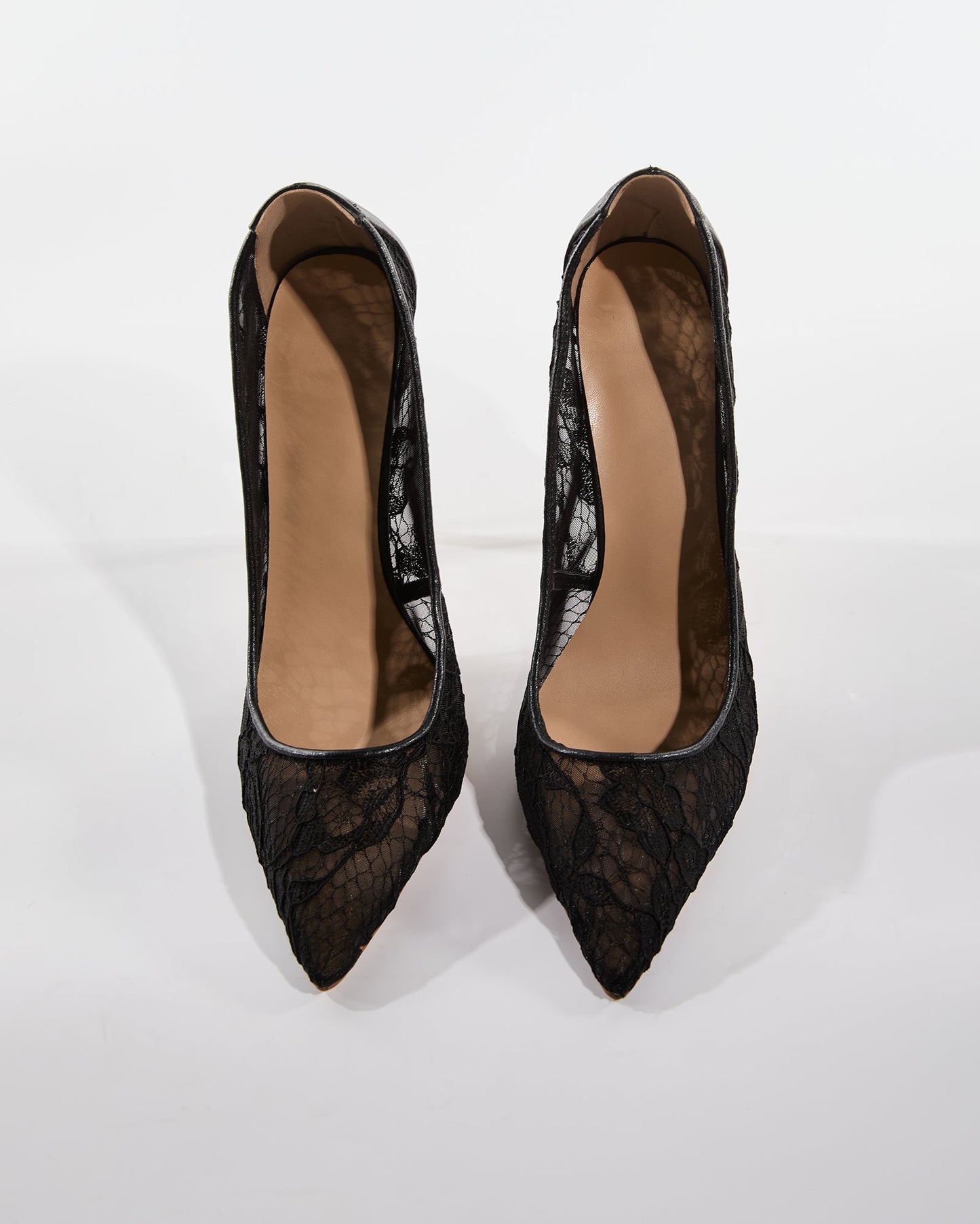 Denver Lace Pumps In Black