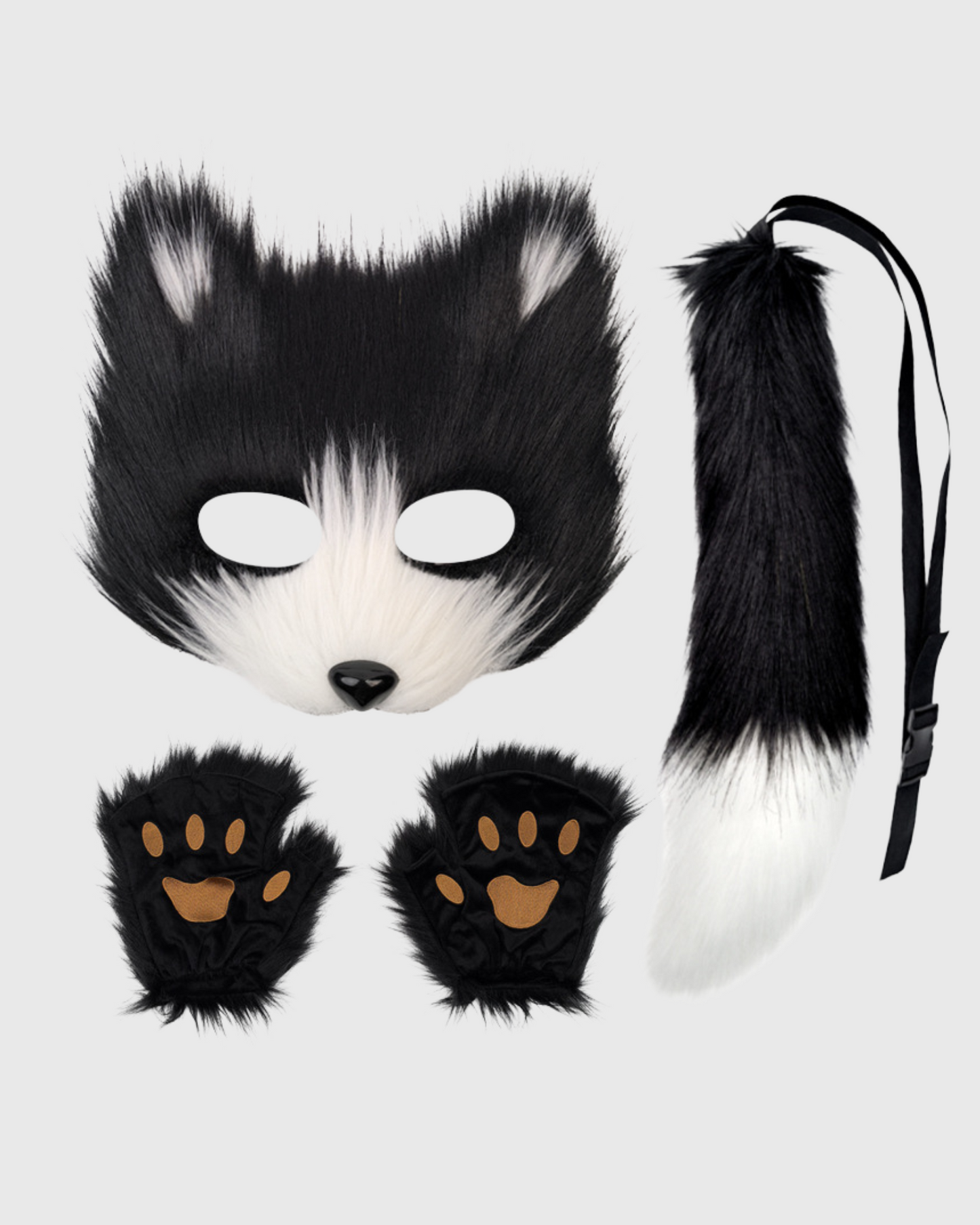 Fox Mask & Paws & Tail Set