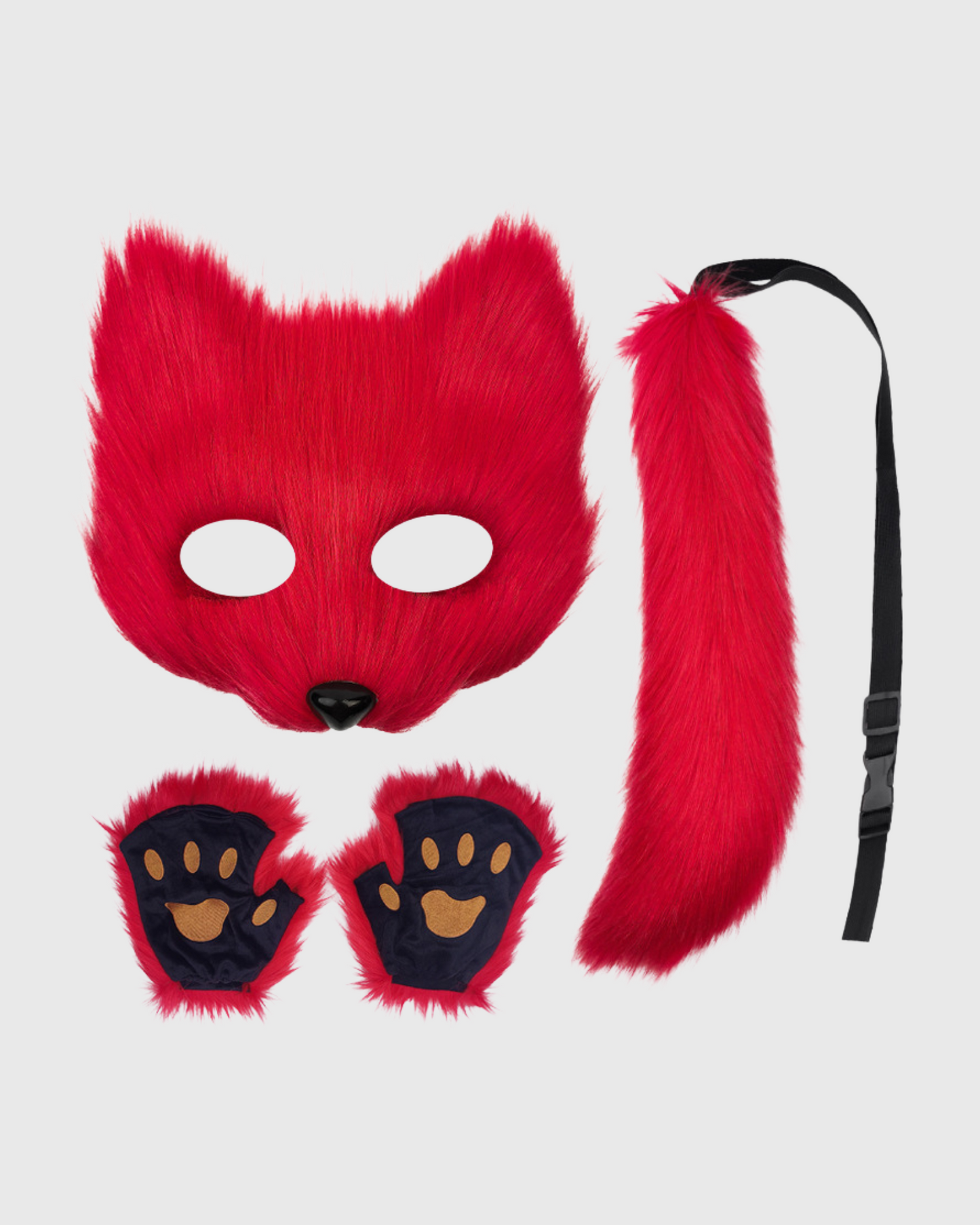 Fox Mask & Paws & Tail Set