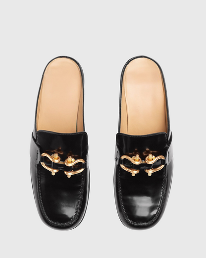 Ebere Metal Buckle Loafers