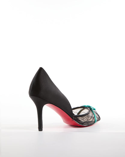 Egypt Lace Splicing Irregular Pumps