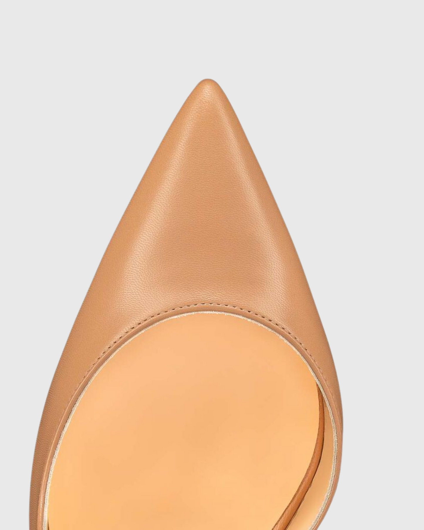Eini Strap Leather Pumps In Beige