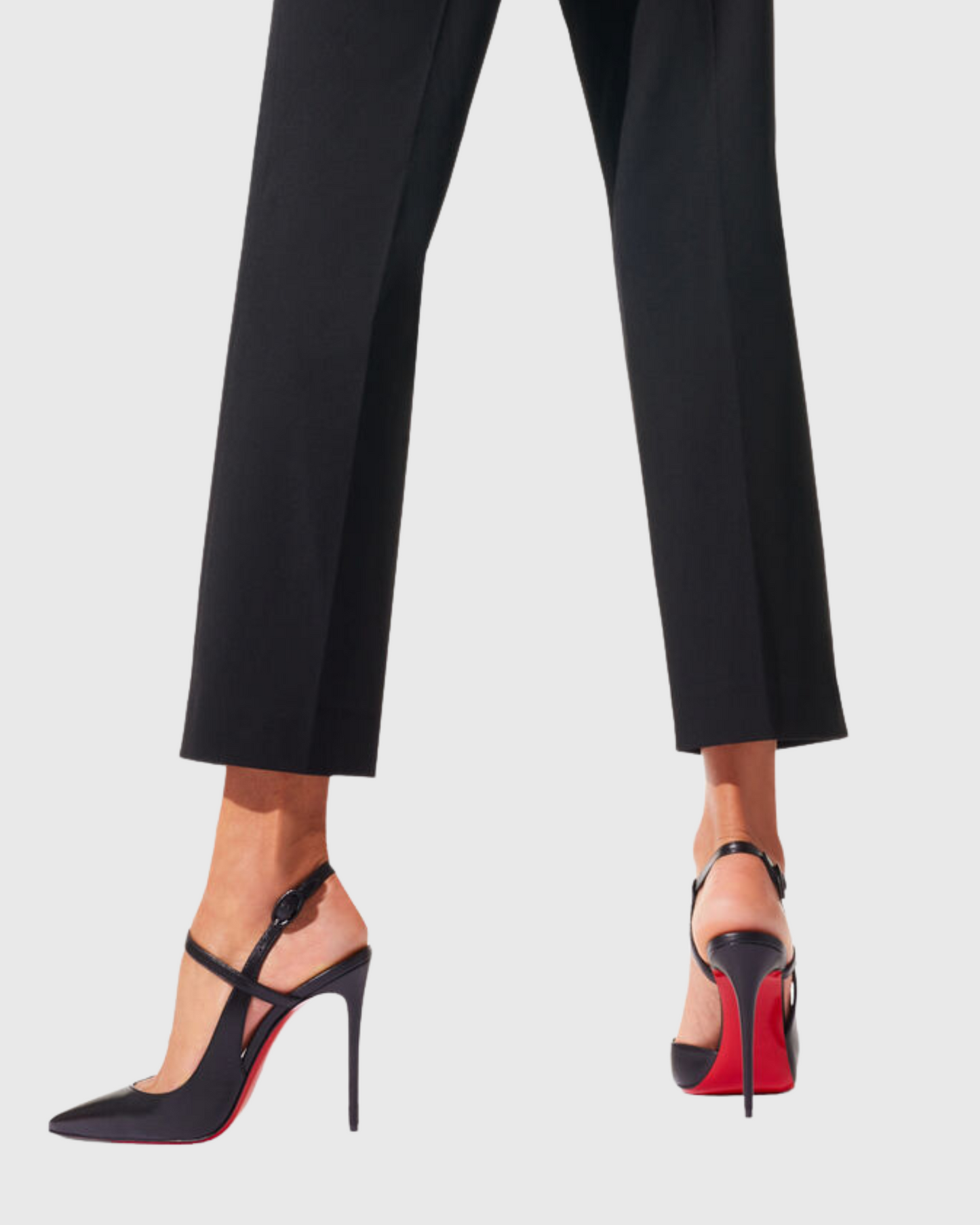 Eini Strap Leather Pumps In Black