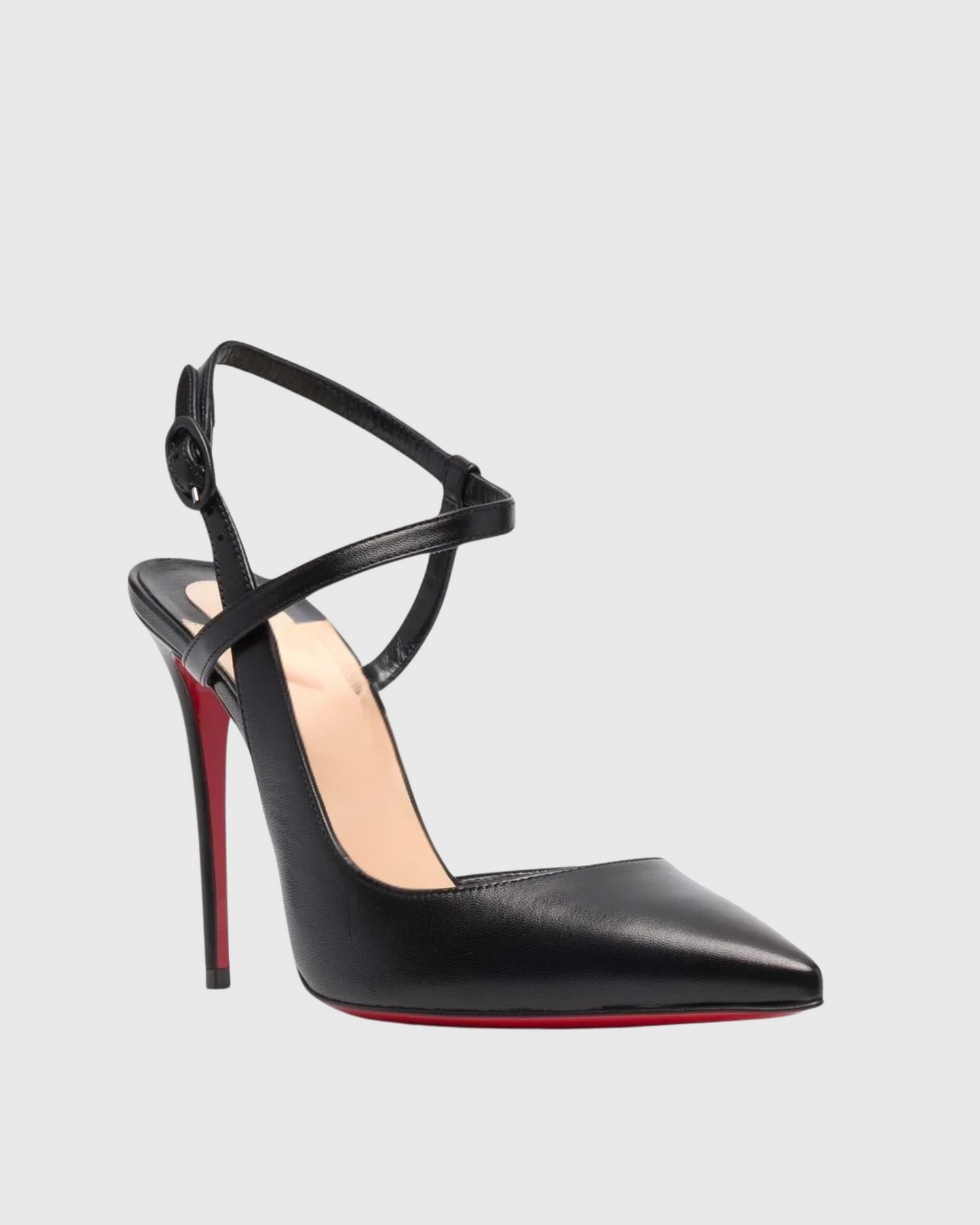 Eini Strap Leather Pumps In Black