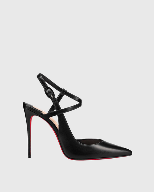 Eini Strap Leather Pumps In Black