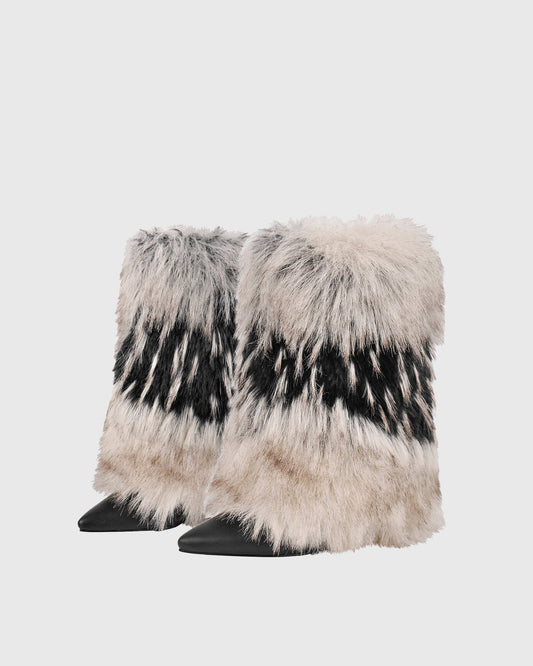 Eleonora Faux Fur Ankle Boots