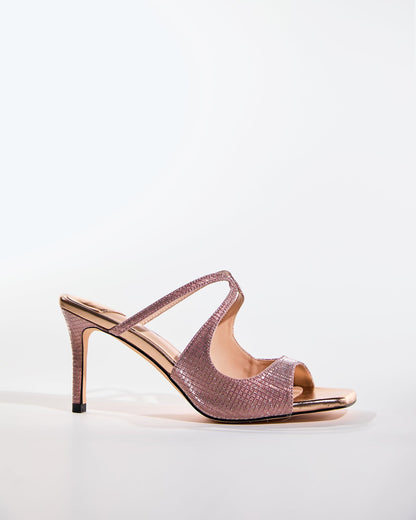 Elvia Sparkle Texture Mules