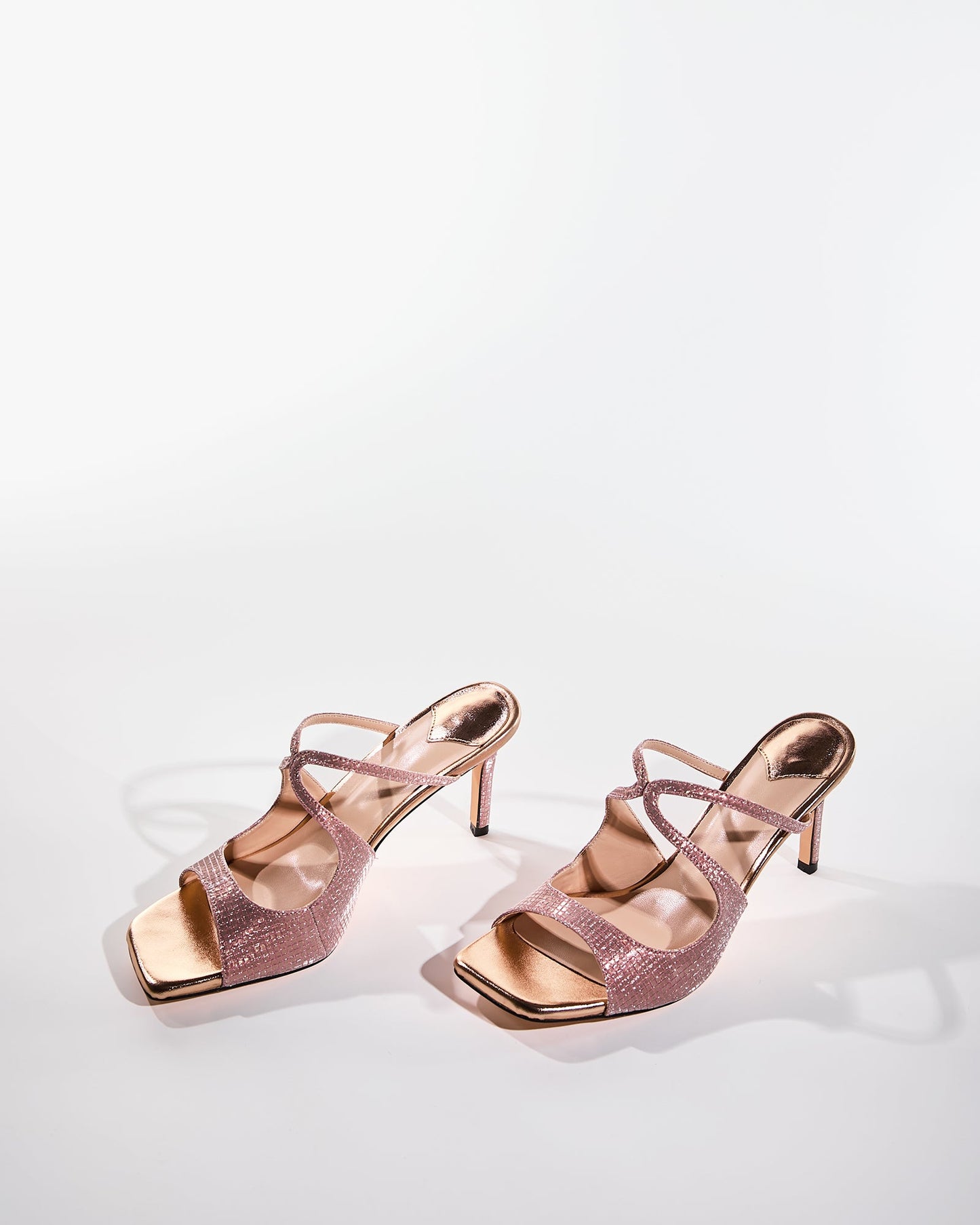 Elvia Sparkle Texture Mules